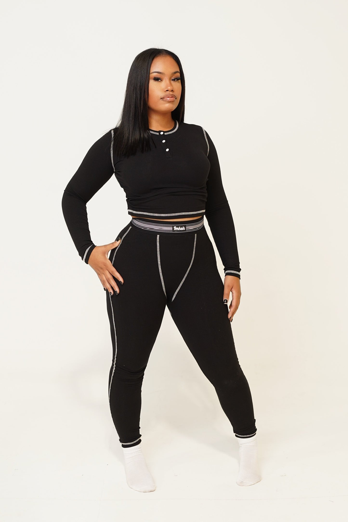 Black Long Sleeve Set