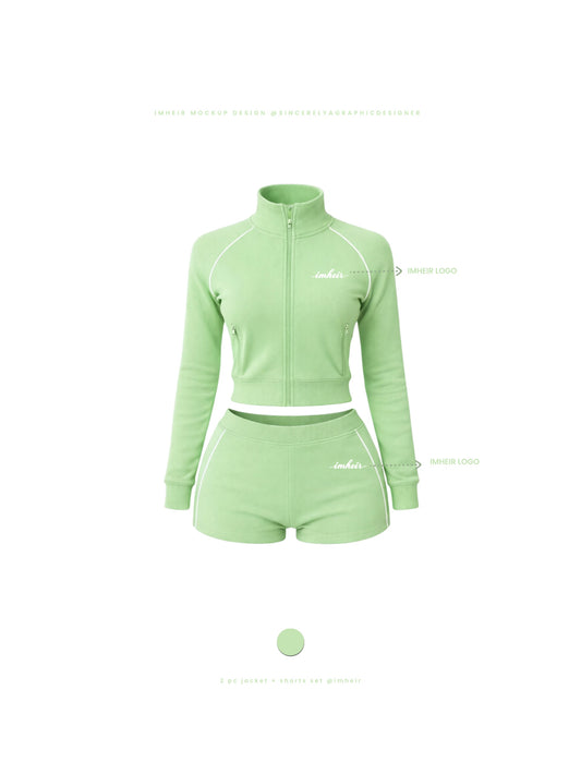 Mint Jacket Set