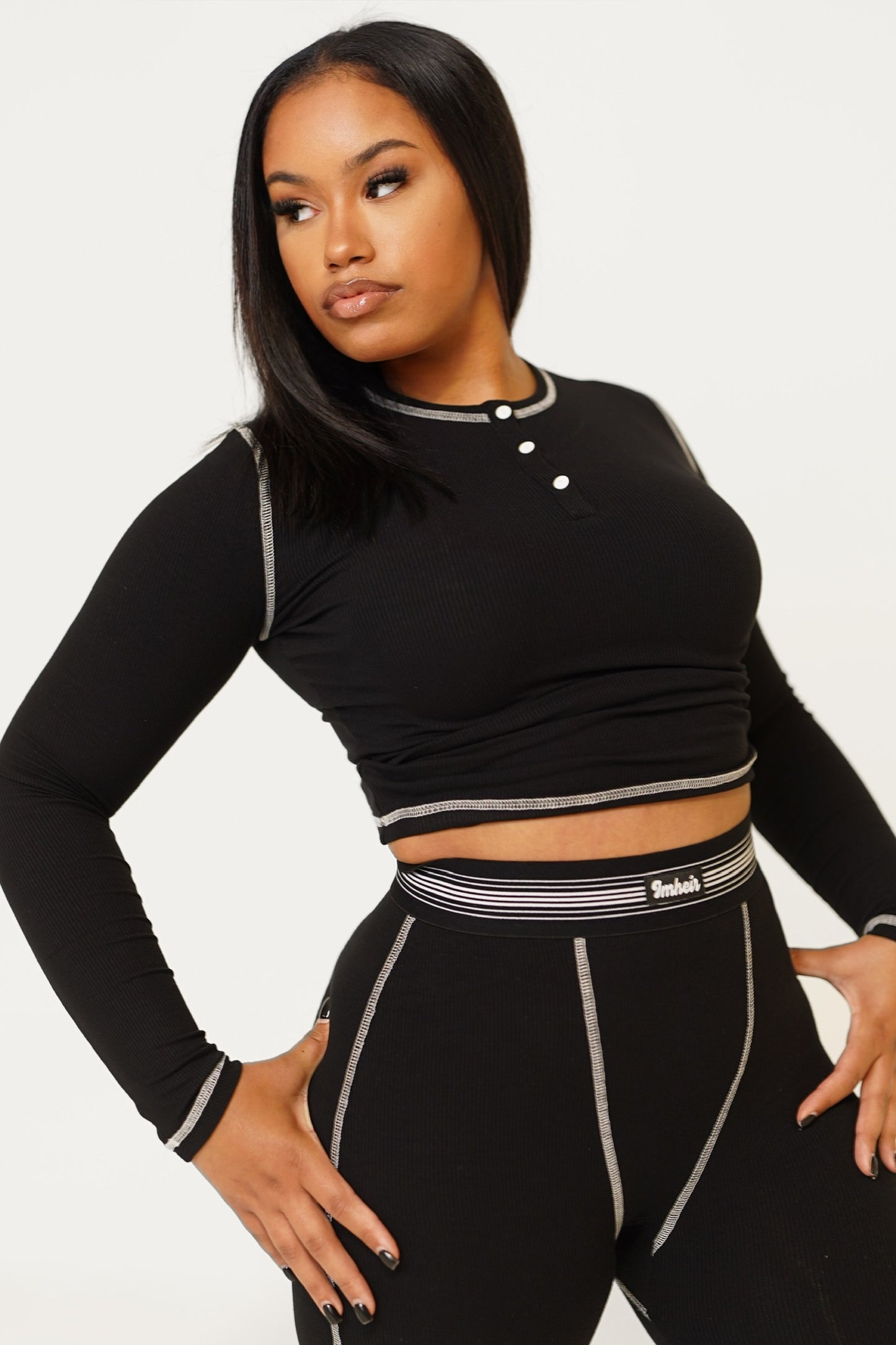 Black Long Sleeve Set